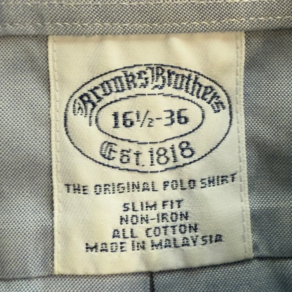 Brook’s Brothers Polo Dress Button Down Shirt - Picture 4 of 8